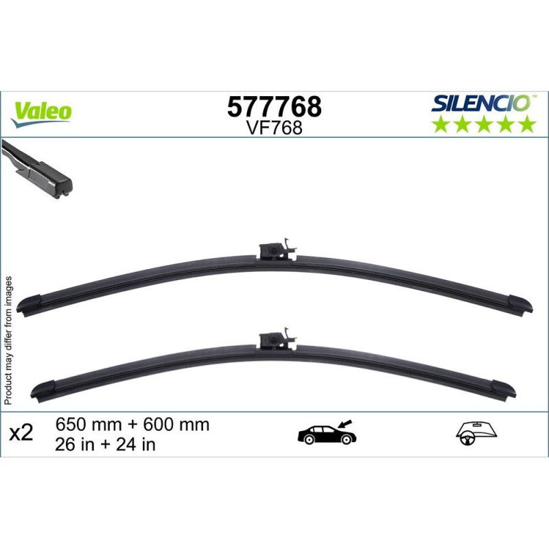Set Stergatoare Valeo Silencio X.trm 650/600 Mm Vf968