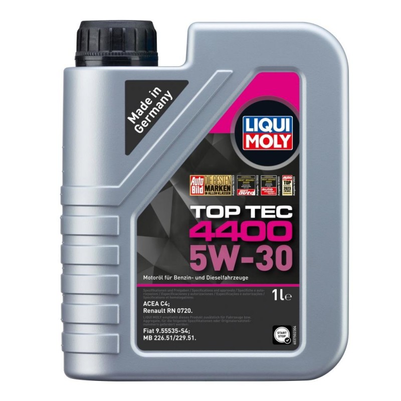Liqui Moly Top Tec 4400 5W-30- Acea C4-08;Renault Rn 0720- 1L