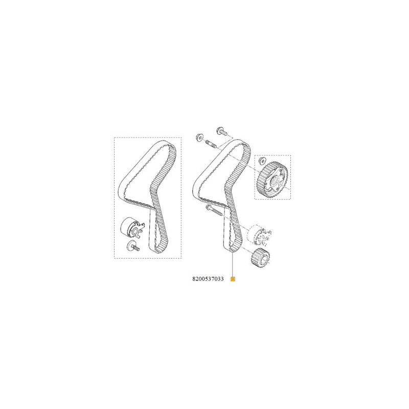 Curea Distributie 8200537033