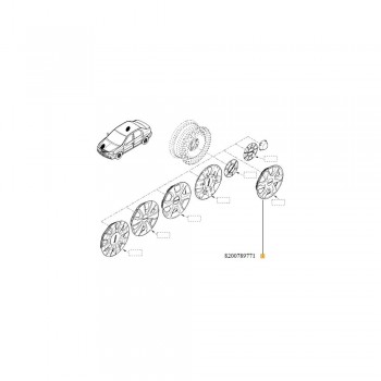 Capac Roata Tabla 15''