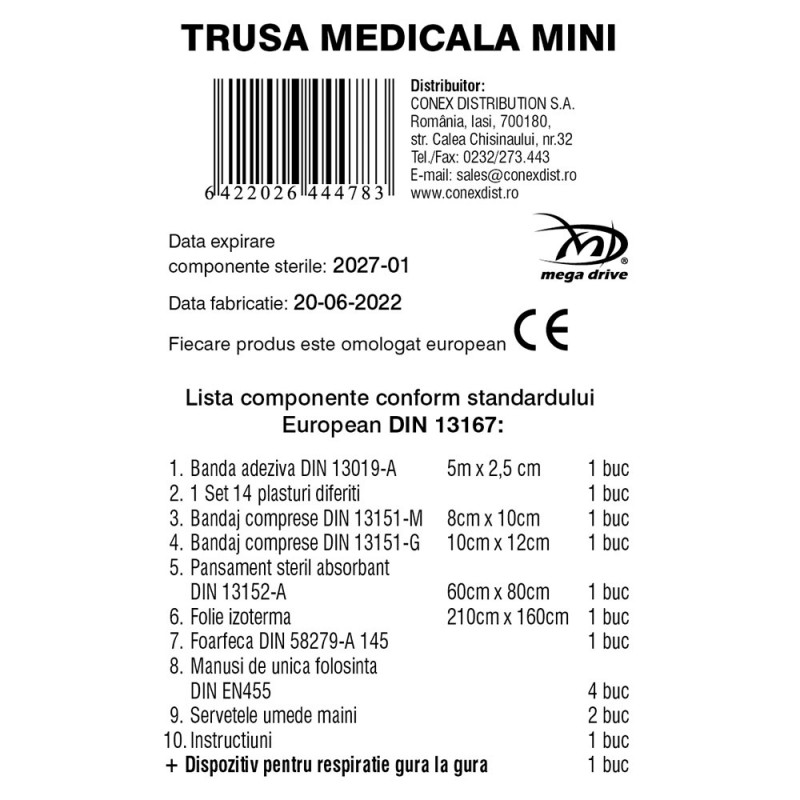 Trusa Medicala Mini