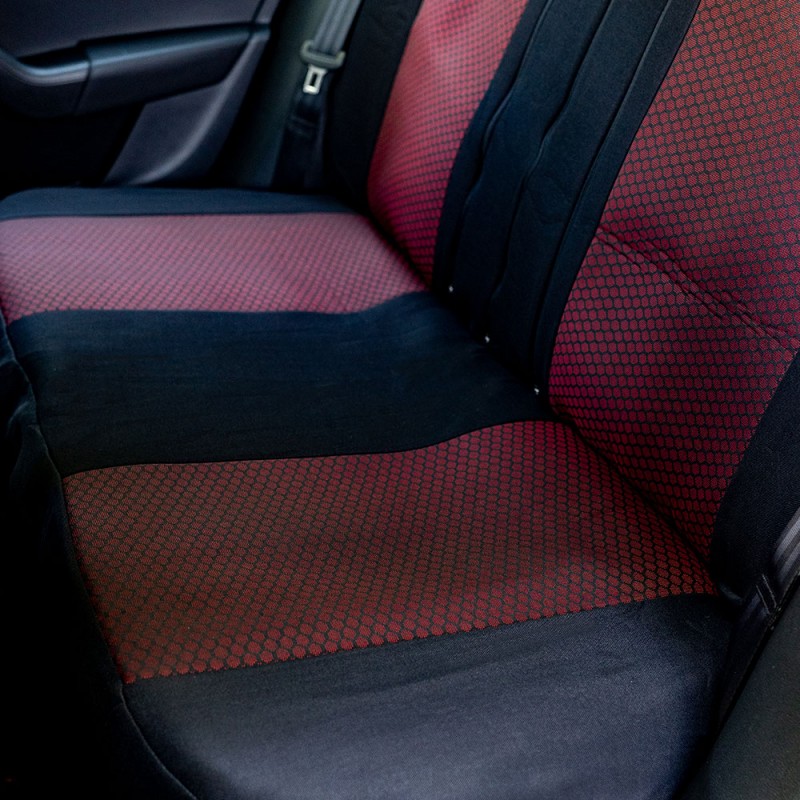 Set Huse Scaun Elegance Rosu