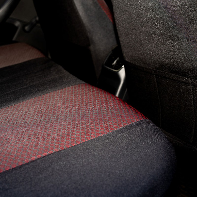 Set Huse Scaun Elegance Rosu