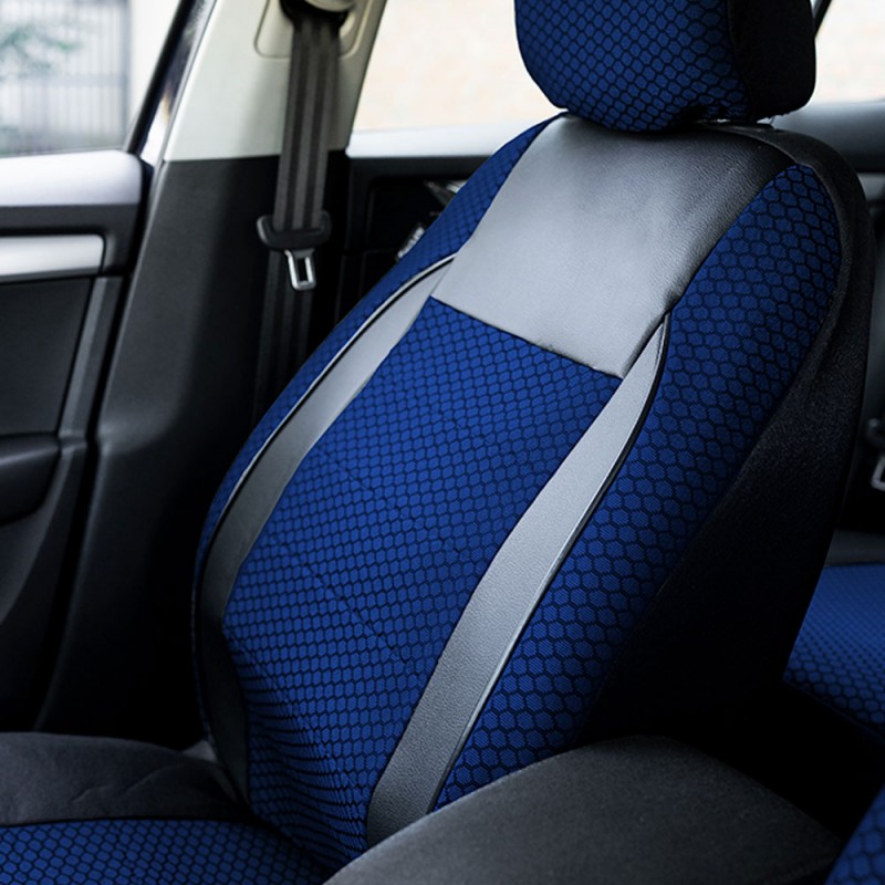 Set Huse Scaun Elegance Albastru