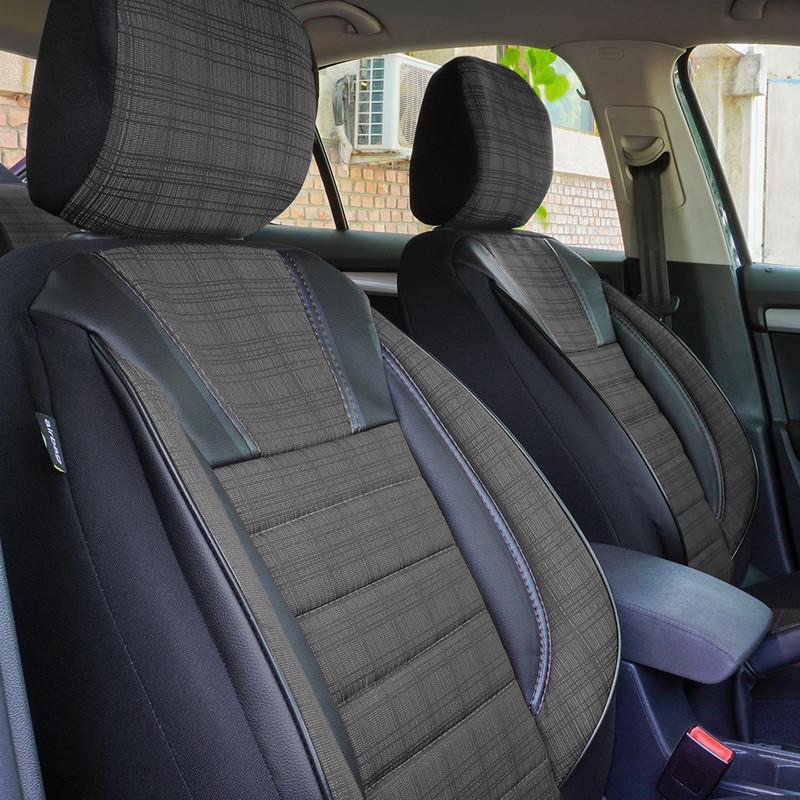 Set Huse Scaun Luxury Negru