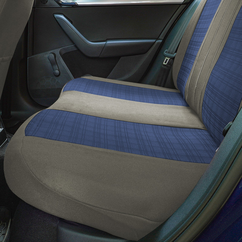 Set Huse Scaun Luxury Albastru