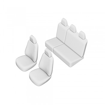 Set Huse Scaun Umbrella Pentru Vw Caddy 2004-2015 (Bancheta Fractionata)