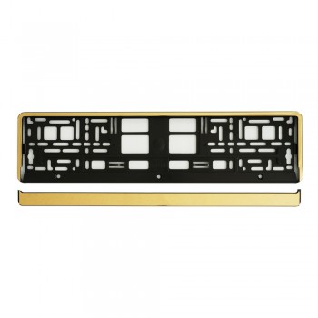 Suport Numar Inmatriculare Mega Drive Gold 1 Buc