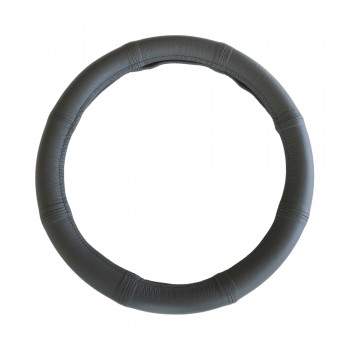 Husa Volan Piele Naturala Negru 35-37 Cm