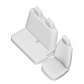 Set Huse Scaun Umbrella Pentru Vw T4 (2+1) Transporter Van 1992-2003