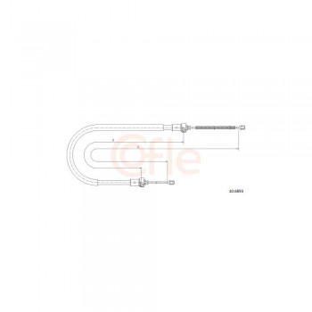 Cablu Frana Mana 10.6893