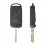 Carcasa Cheie Contact Pentru Mercedes Classe A (W168) / Classe C (W202 / W203) / Classe E (W210) / Classe G (W461), 2 Butoane, Cu Cheie