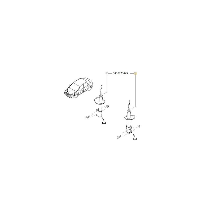 Amortizor Fata 543022344R