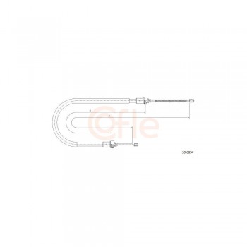 Cablu Frana Mana 10.6894