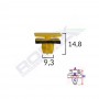 Clips Fixare Elemente Exterioare Pentru Hyundai 9.3X14.8Mm - Galben Set 10 Buc