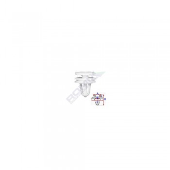 Clips Tapiterie Pentru Peugeot 7.9X20Mm - Alb Set 10 Buc