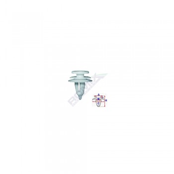 Clips Tapiterie Pentru Chrysler - Gri Set 10 Buc