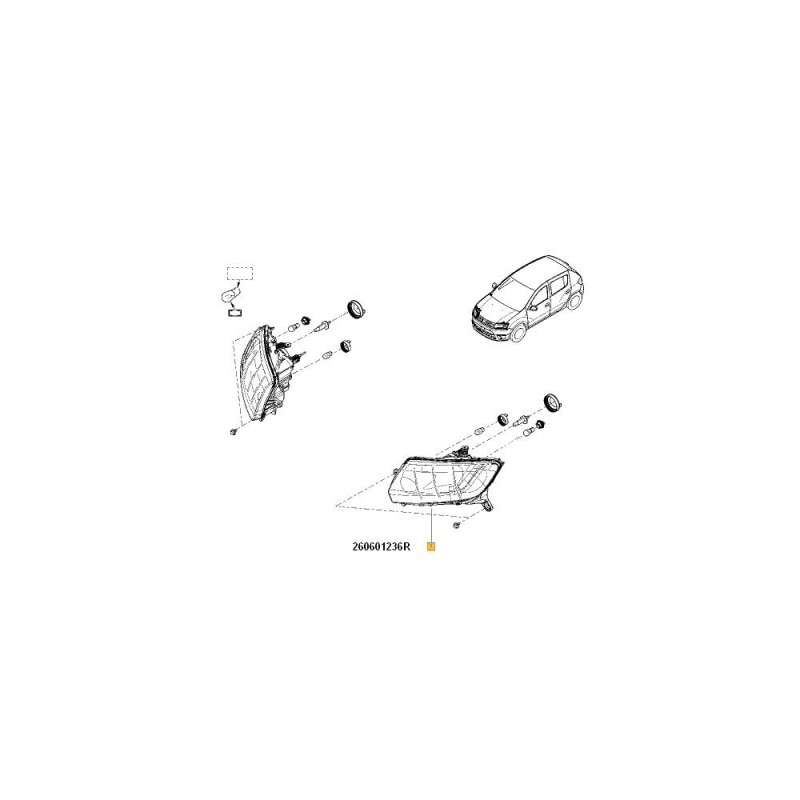 Far Stg. Dacia Log/Sand Ii 260601236R