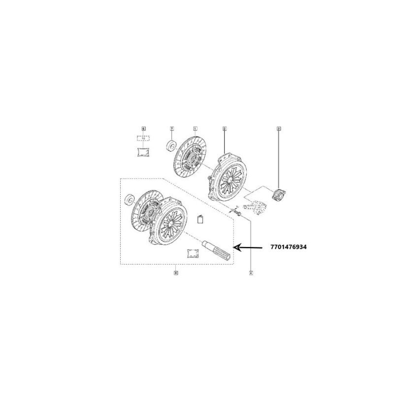 Kit Ambreiaj 1.5 Dci (Placa + Disc) 7701476934