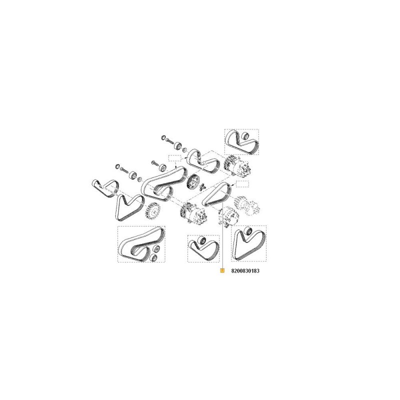 Curea Transmisie 1.2 16V 8200830183