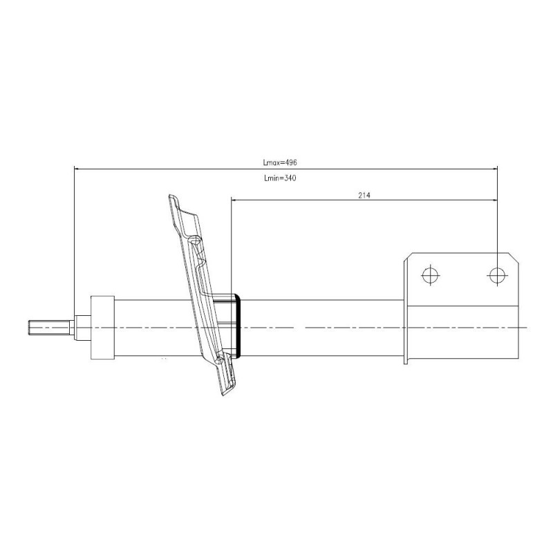 Amortizor Fata Fara Brida 76084