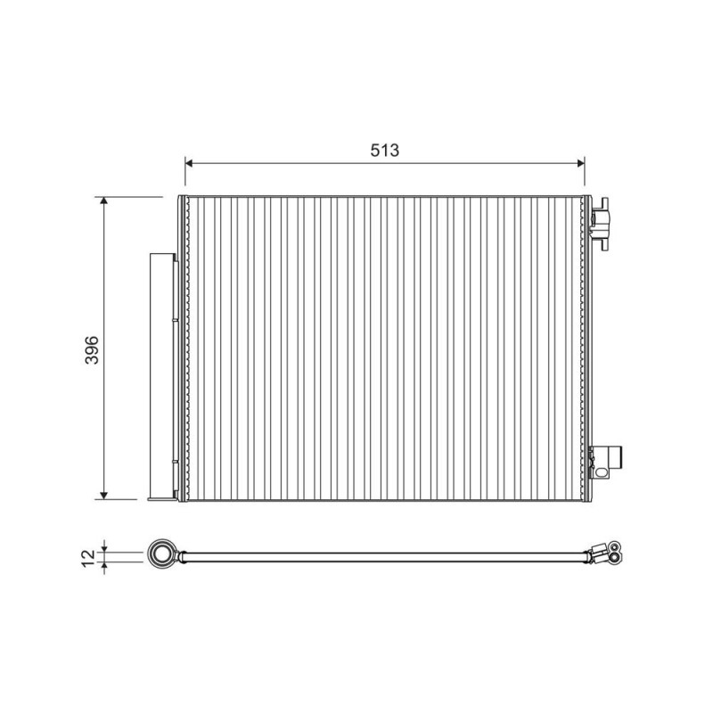 Radiator Aer Conditionat (Condensor) 814373