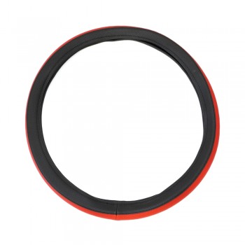 Husa Volan Piele Ecologica Rosu/Negru 44-48 Cm Umbrella