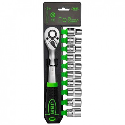 Clichet Cu 72 Dinti 1/2` Cu Set Tubulare 12 Fete Jbm