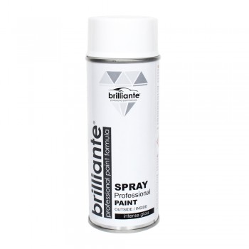 Vopsea Spray Alb Clasic Lucios (Ral 9003) 400Ml Brilliante