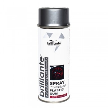 Vopsea Spray Cauciucata (Argintiu) 400Ml Brilliante