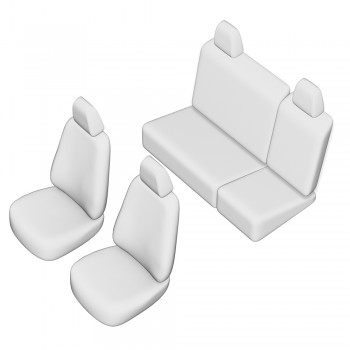 Set Huse Scaun Umbrella Pentru Skoda Fabia 2007-2015 (Bancheta Fractionata)