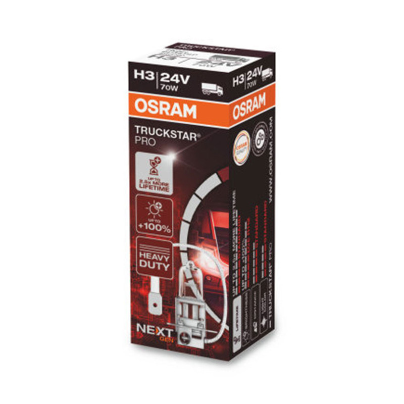 Bec Camion 24V H3 70 W Truckstar Pro +120% Nextgen Osram