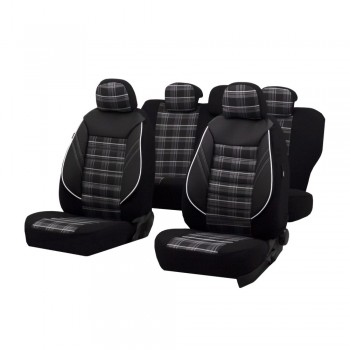 Set Huse Scaun Sport Negru-Gri