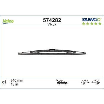 Stergator Luneta Valeo Silencio Conventional 340 Mm Vr37