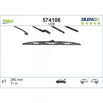 Stergator Valeo Silencio Conventional Standard 280 Mm V28