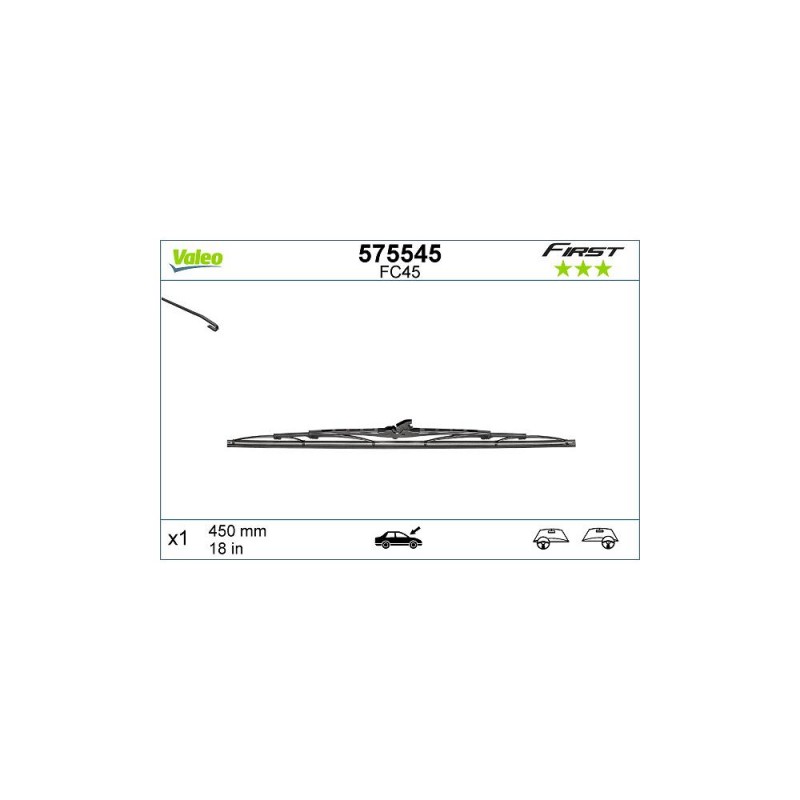 Stergator Valeo First Conventional 450 Mm Vf45