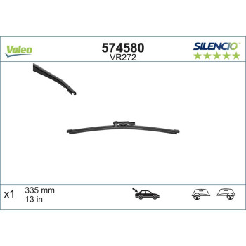 Stergator Luneta Valeo Silencio Flat 335 Mm Vr272