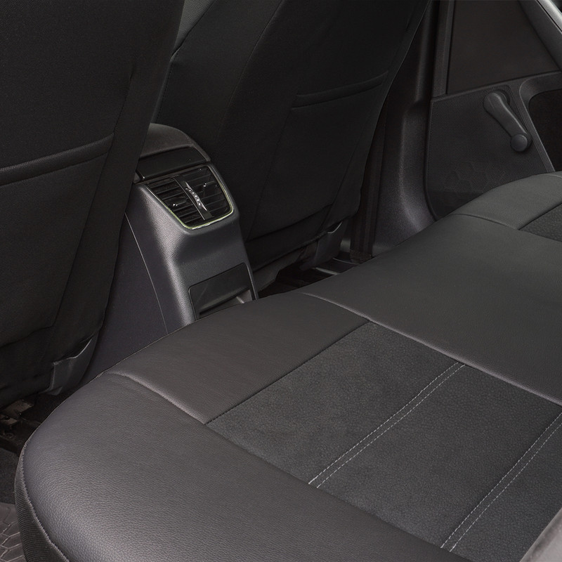 Set Huse Scaun Exclusive Leather King Negru