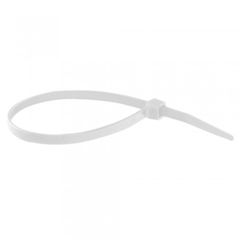 Coliere Nylon Albe 3.6*360 Mm Set 100 Buc